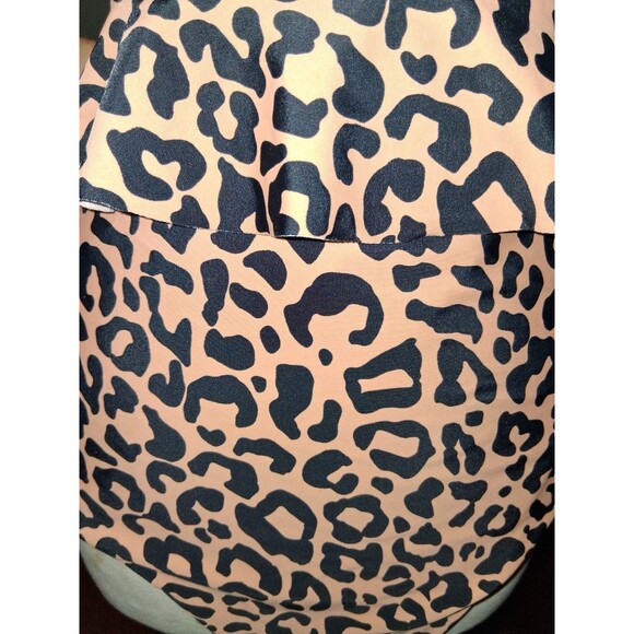 Coral Reef Women's High Waist Leopard Print Black Reversible Swimsuit Bottom XL - Picture 4 of 8